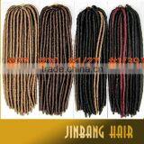 Cheap Price 18inch 120g Soft Crochet Twist 2x Havana Mambo Fauxlocs Twist Braid thumbnail-2