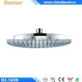 202mm Round Brass High Pressure Spray Water Saving Overhead Shower thumbnail-5