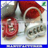 Kidney Shaped Medical Code Safe Luggage and Suitcase Wire Padlock thumbnail-1