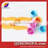 Newest 2015 Beard Shaped Silicone Slap Bracelets thumbnail-2