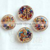 Mix Chakra Stone Orgone Disc Usai Reiki Set : Wholesale Orgonite Chakra Set Supplier thumbnail-1