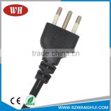 high quality italy 3 pin power plug,free sample power cord plug italy type