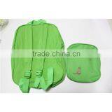 Children Canvas Shoulder Bag Kindergarten Kids Schoolbag Two-sets Backpack