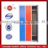 KD Vertical Colorful 3-door Modern Steel Locker Cabinet