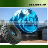 High Oil Rate Waste tyre to oil pyrolysis plant with CE and ISO
