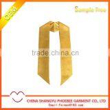 Wholesale Shiny Satin Plain Graduation Stoles thumbnail-1