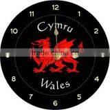 Eco-friendly Slate Wall Clock With Different Images thumbnail-2