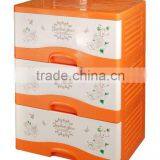 3 Layers Plastic Drawer