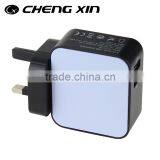 3 Pin Port Wall Socket With Usb Car Charger Plug Adapter thumbnail-4