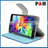 High Quality Vertical Flip Leather Case for Samsung Galaxy S5 thumbnail-1