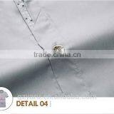 Latest Formal Pictures Office Slim Dress Shirt Short Sleeve Business Shirts for Men thumbnail-5