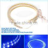 Blue 96 LEDs 96cm Waterproof PVC Flexible Neon Glow LED Strip Lights 12 Car thumbnail-5