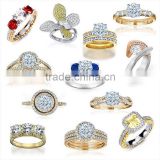 Fine Jewelry Gold Diamond Engagement Ring