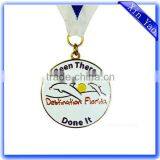 Custom Die Struck Brass Gold Plating Enamel Medal