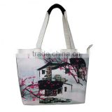 Digital Printed Canvas Ladies Bags Handbag
