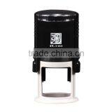 DIY Personalized Business Application Rond Diameter 30mm Black /Red Self Inking Rubber Stamp thumbnail-1