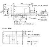 16us High Speed Digital Amplifier, DC12-24V Optical Sensor Amplifier With Two Output thumbnail-3