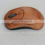 USB Optical Bamboo Mouse Wireless/Natural Bamboo Products thumbnail-1
