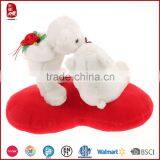 Stuffed Love Heart Mini Teddy Bear Kissy Teddy Bear Wedding Bear thumbnail-3