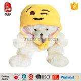Plush Chubby Teddy Bear With Clothing Soft Toy Emoji for Teddy Bear thumbnail-1