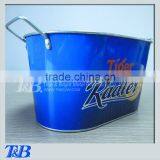 Large Metal Ice Bucket With Fixed Handle thumbnail-1
