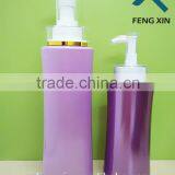 Personal Care Screen Printing Sealing Type Lotion Pump PET Plastic Bottle 500ml