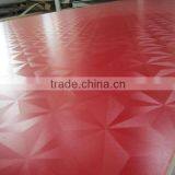 Five Star Red Color Melamine MDF Board thumbnail-1