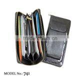Long Style Leather Ladies Wallet With Multiple Compartments