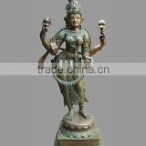 Goddess Laxmi Statue Bronze