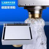 LABRAZE LE8201C Bathroom/kitchen Brass Floor Drains With Chrome Plating thumbnail-2