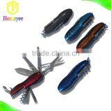 11pcs Peanut Shape Steel Handle Multi-function Pocket Knife Gift Knife