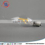 2015 New Style Antique LED Filament C35 Full Glass Flame Lamp L4W E12 110V Dimmable thumbnail-1