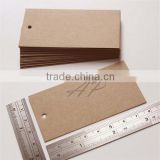 Blank Design Brown Kraft Paper Card Price Tag Label Tag Hang Tag 40mm X 80mm