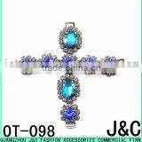 Blue Acrylic Stone Decorated Shoe Ornament/ Shoe Accessory/ Shoe Trim thumbnail-1