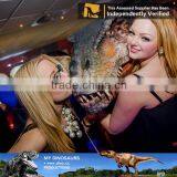 MY Dino-C037 Life Size High Quality Walking Dinosaur Costume For Amusement Park thumbnail-3