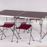 Foldable Aluminium Table and Chairs for Camping Sets thumbnail-6