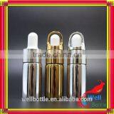 Gold Glass Dropper Bottle Samples Vial With Metal Dropper for Essential Oil Packaging Empty Bottles 061R thumbnail-5