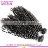 Factory High Quality 4c Afro Kinky Curly Human Hair Weave Wholesale Price Mongolian Kinky Curly Hair thumbnail-2