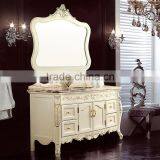 WTS22300 Foshan Factory OEM Bathroom Vanity Modern Elegant White Furniture