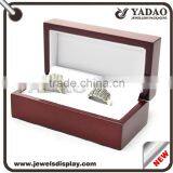 High End Classic Wooden Box Antique Jewelry Box Custom Logo Gift Wooden Box for Ring thumbnail-1