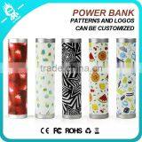 Full Capacity Blue Lipstick Christmas Gift Power Bank 2600mah thumbnail-1