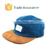 5 Panels Flat Brim Custom Corduroy Caps And Hats/Custom Corduroy 5 Panel Hat