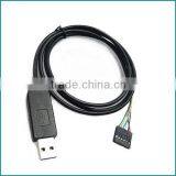 Micro USB to 6 Pin Dupont Connector Custom-made Adapter Cable