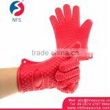 Cheap Waterproof Safety Silicone Oven Cooking Kitchen Heat Resistant Hand Gloves