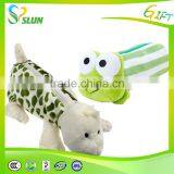 Cartoon Plush Zippered Pencil Bag thumbnail-6