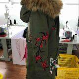 Fake Fur Jacket, Women's Clothing, Green, Polyester thumbnail-3