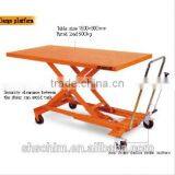 High Quality 1T Double Scissors Hydraulic Motorcycle Electric Lift Table thumbnail-1