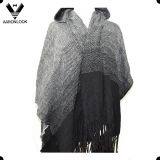 2016 Latest Color Gradual Change Acrylic Fashion Hooded Shawl thumbnail-3