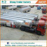 3 Axles 30-60cbm Milk Water Tank Semi Trailer Liquid Food Tanker Truck Trailer thumbnail-5
