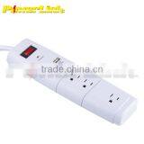 H50001 3 Outlet Surge Protector With 2 USB Charging Ports thumbnail-1